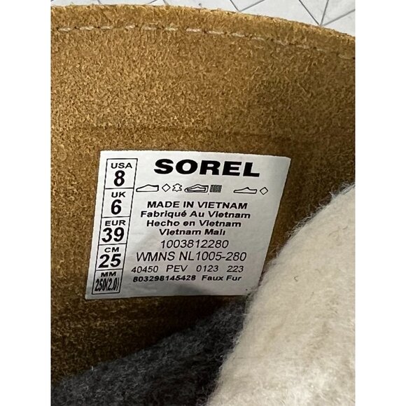 Sorel Women’s Caribou Winter Waterproof Boots Faux Fur Lined Size 8 New - Picture 4 of 8